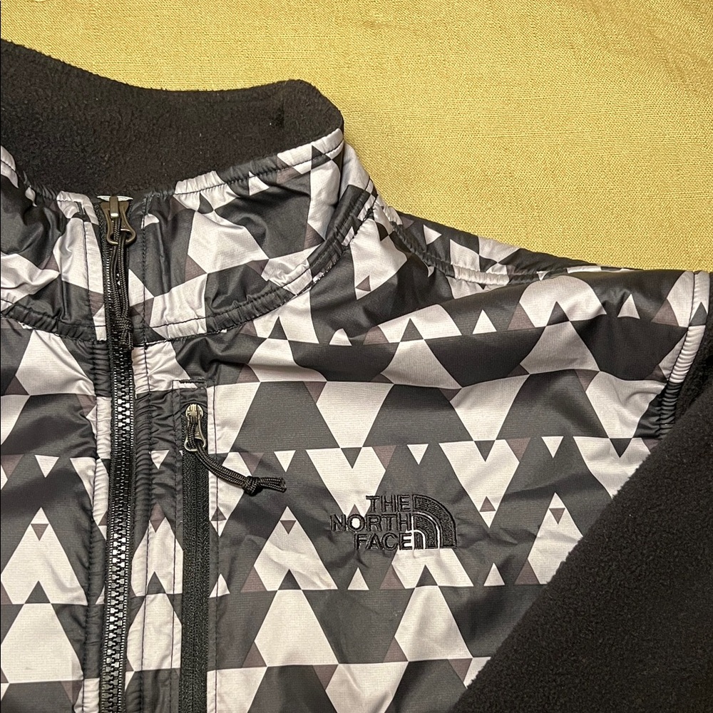 The North Face Black and Gray Fleece Jacket